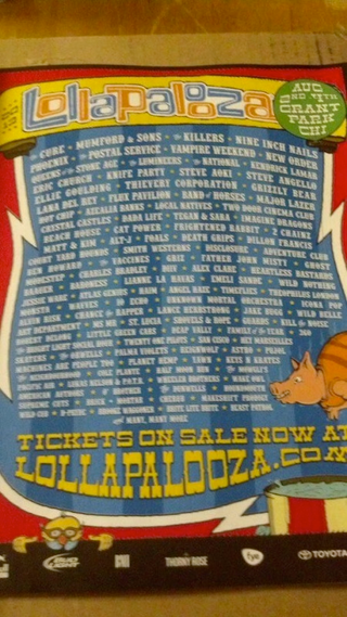 Illustration for article titled The Cure, Nine Inch Nails, Mumford & Sons, and more allegedly confirmed for Lollapalooza